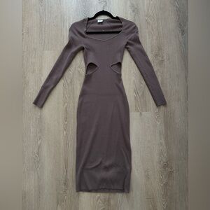 Abercrombie & fitch knit dress with cutouts